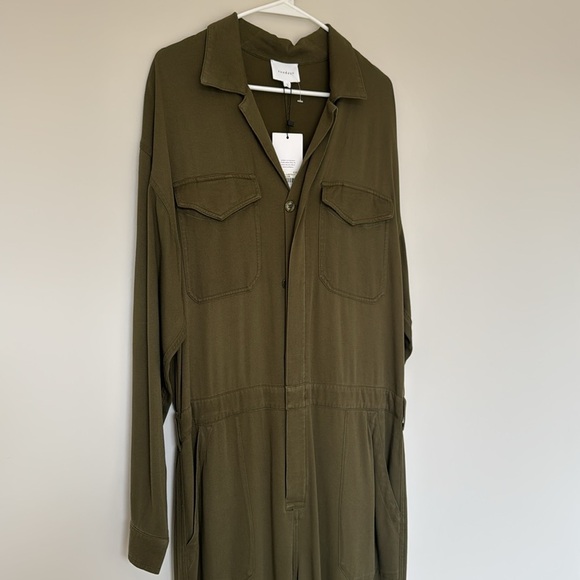 NWT Sundays Brisa Jumpsuit in Olive - L - Picture 3 of 6